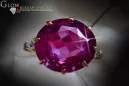 Or rose 14 carats vintage d'origine Améthyste Anneau Bijoux vintage vrc073r